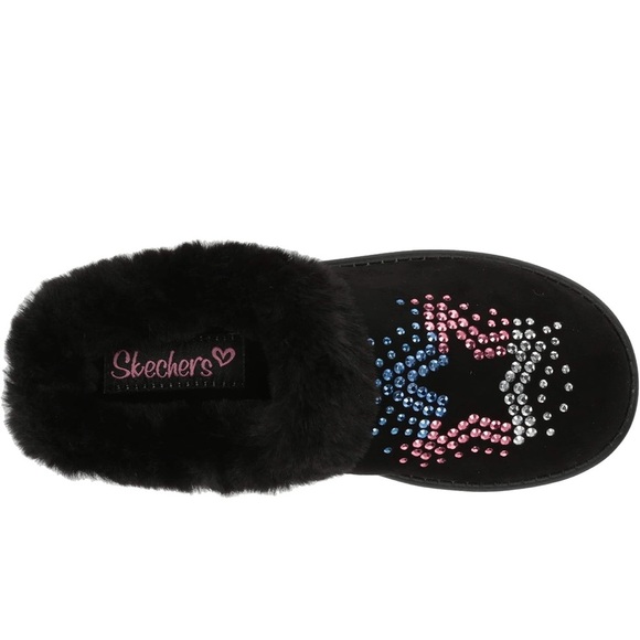 Skechers Other - Kids Skechers Black Slippers with Star Design